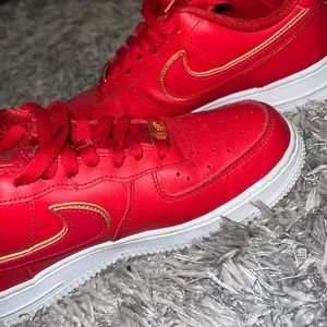 Red/Gold Air Forces 1
